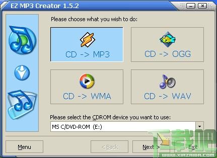 EZ MP3 Creator,mp3转换,格式转换